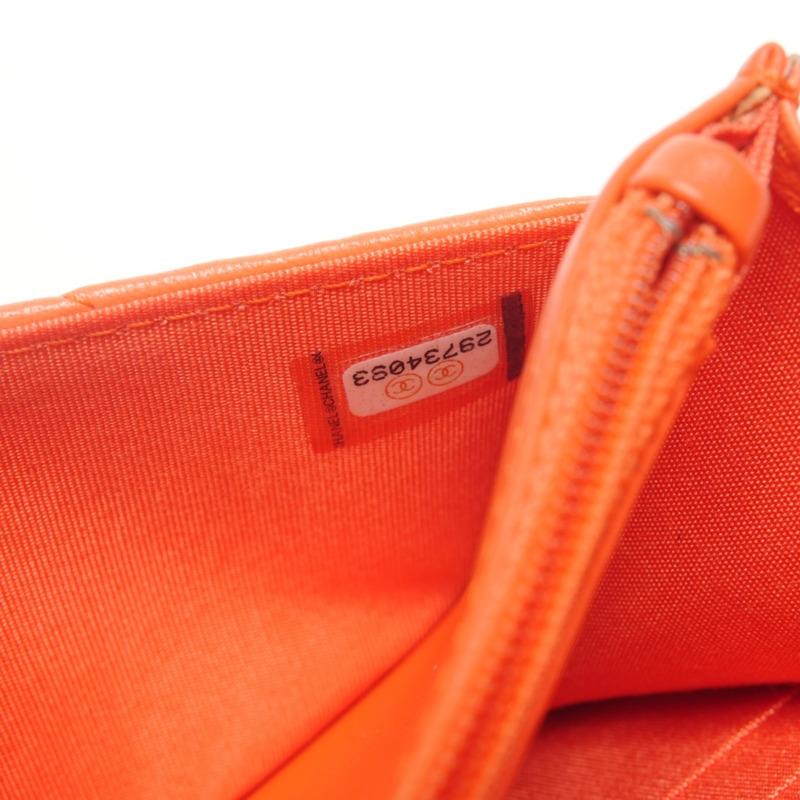 香奈兒 29 系列 2019 香奈兒 19 鏈條錢包 絎縫羊皮肩包 橙色-10