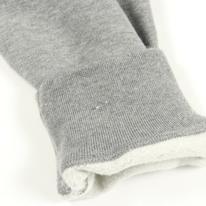 路易威登 Monogram 圓形剪裁連帽衫，純棉灰色，二手，M 碼-6