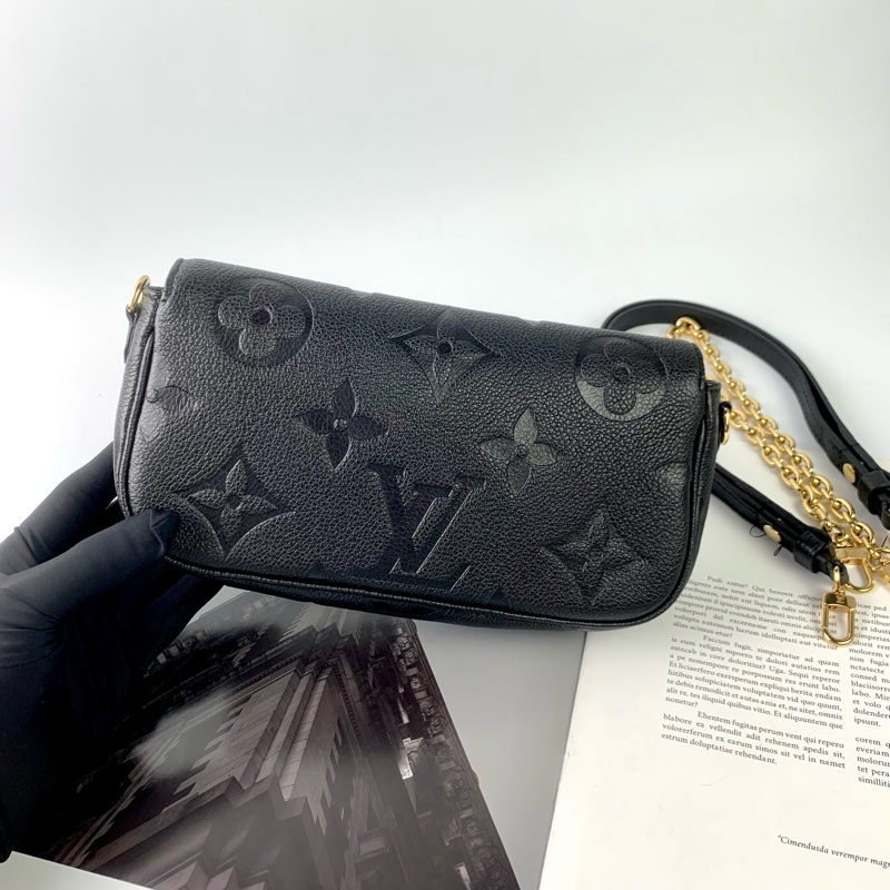 LV ivy全黑壓紋牛皮 激新 有盒子/防塵袋/購證-4