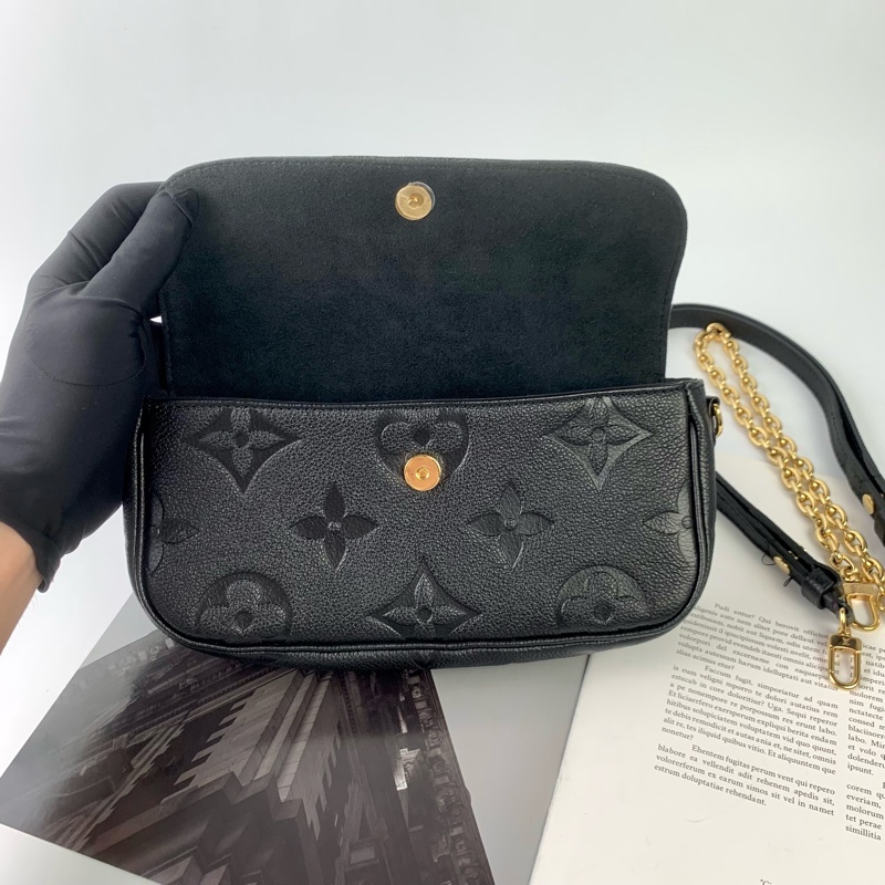 LV ivy全黑壓紋牛皮 激新 有盒子/防塵袋/購證-9