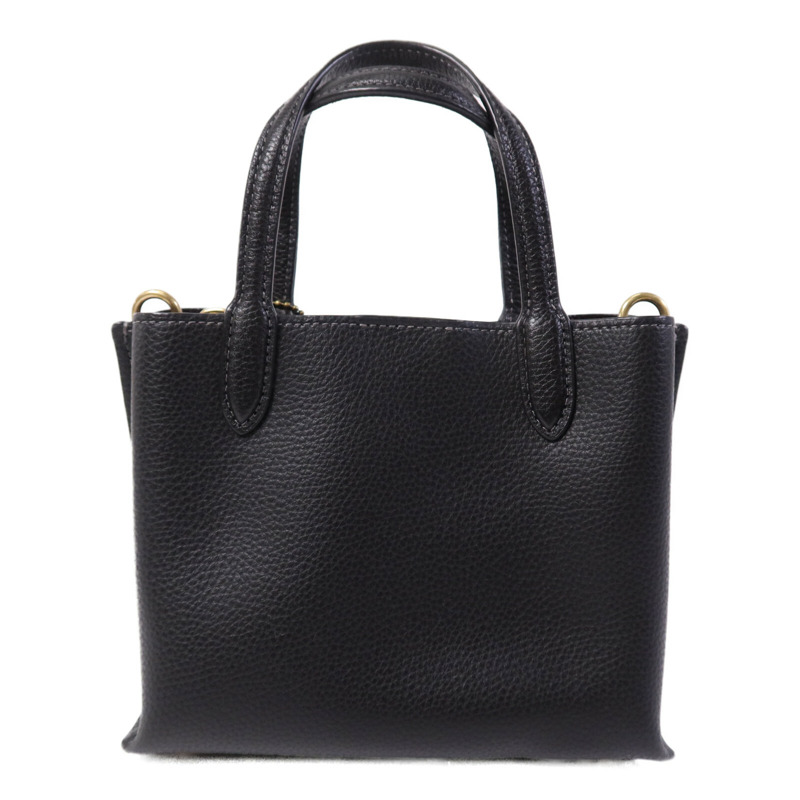 COACH 牛皮皮革Willow Tote 24金扣手挽肩背兩用袋-1