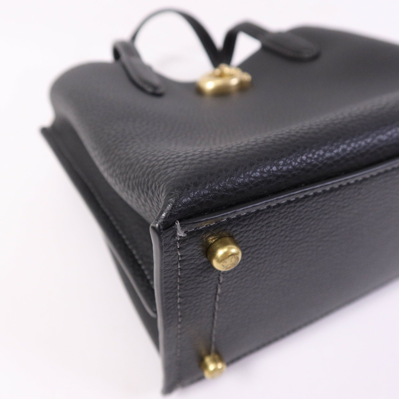 COACH 牛皮皮革Willow Tote 24金扣手挽肩背兩用袋-11