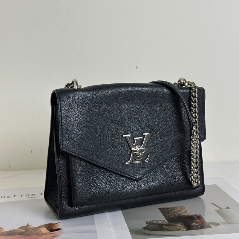 LOUIS VUITTON My lock me斜背包 - 黑銀-2