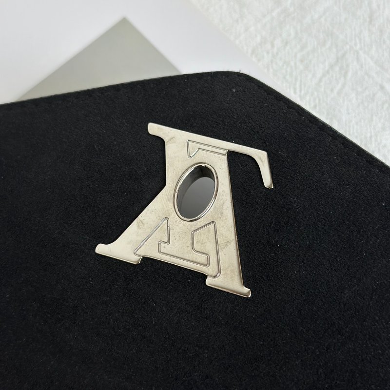 LOUIS VUITTON My lock me斜背包 - 黑銀-6
