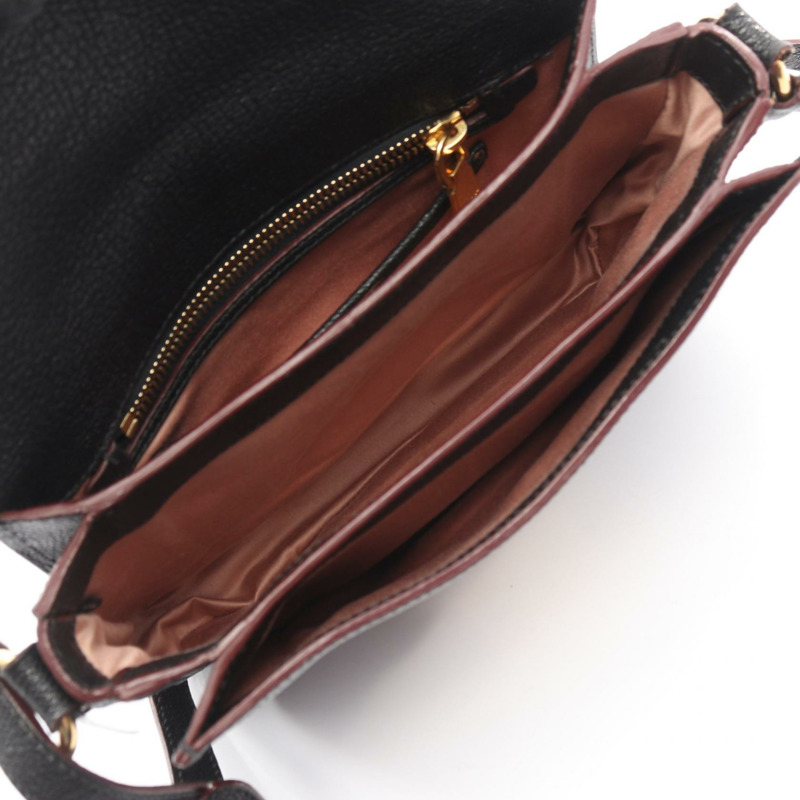 Miu Miu MADRAS BICOLORE 馬德拉斯斜挎包 RTC460 皮革 黑色 二手-2