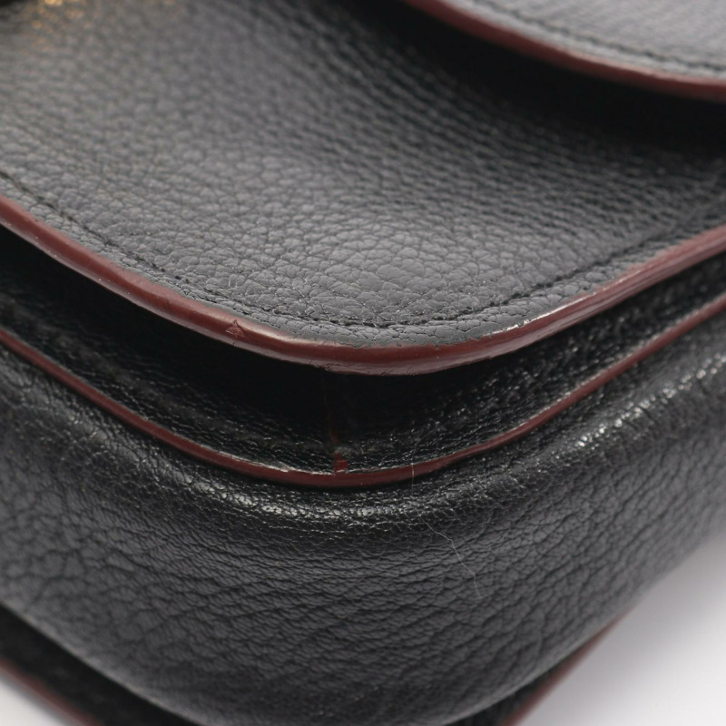 Miu Miu MADRAS BICOLORE 馬德拉斯斜挎包 RTC460 皮革 黑色 二手-6