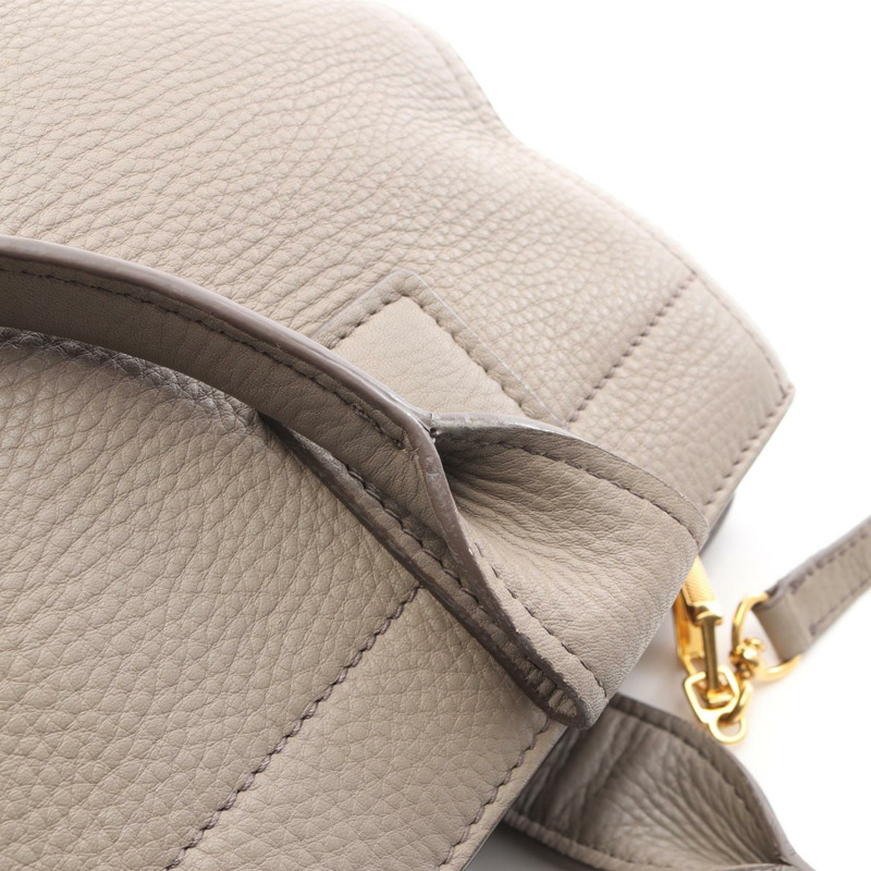 Miu Miu 兩用肩背包，灰色皮革，二手女款-7