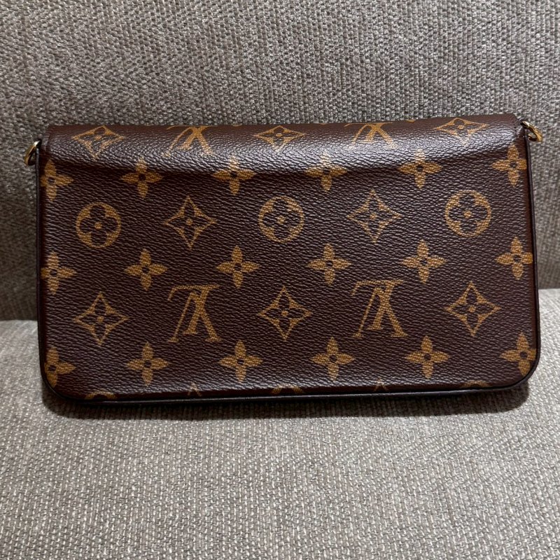 LV 帆布老花三合一 晶片款-1