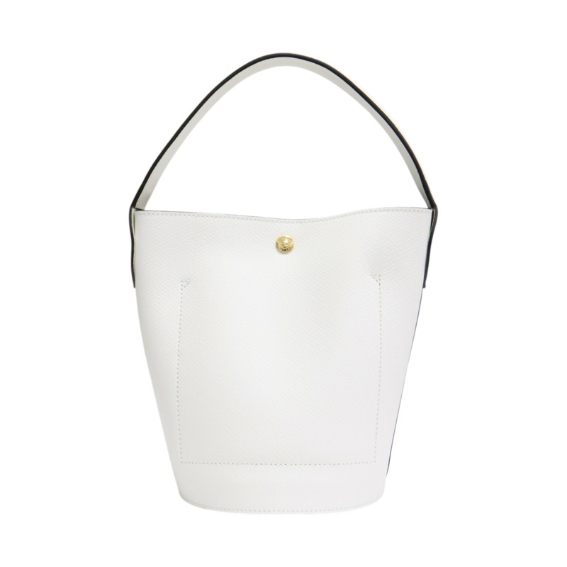 白色 牛皮 EPURE 水桶包 手提包【Longchamp 瓏驤】-1