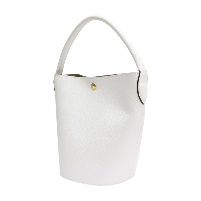 白色 牛皮 EPURE 水桶包 手提包【Longchamp 瓏驤】-2
