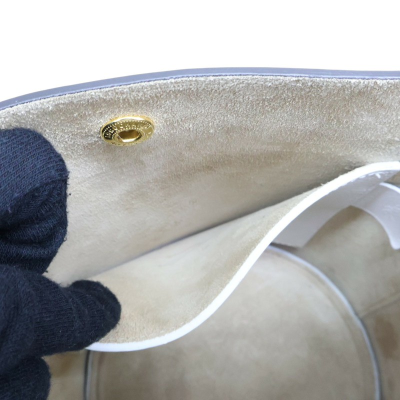 白色 牛皮 EPURE 水桶包 手提包【Longchamp 瓏驤】-5