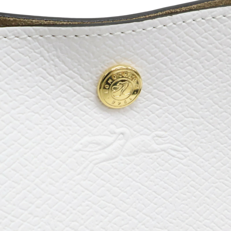 白色 牛皮 EPURE 水桶包 手提包【Longchamp 瓏驤】-7