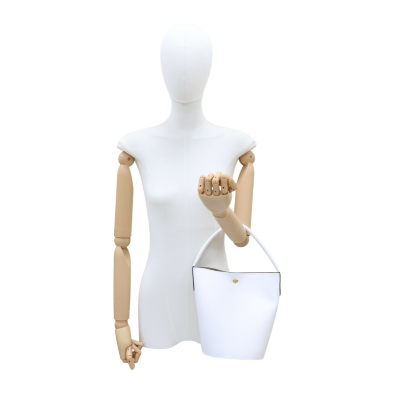 白色 牛皮 EPURE 水桶包 手提包【Longchamp 瓏驤】-10