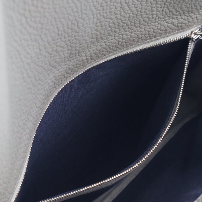 HERMES Steve light junior郵差包 - 積雨雲灰銀 B-8