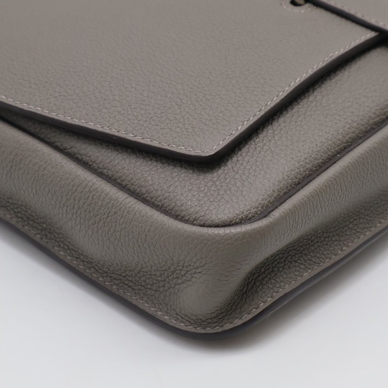 HERMES Steve light junior郵差包 - 積雨雲灰銀 B-17