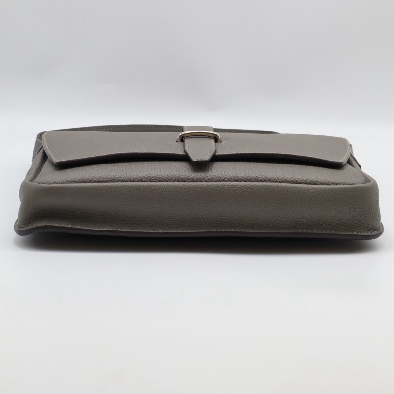 HERMES Steve light junior郵差包 - 積雨雲灰銀 B-18