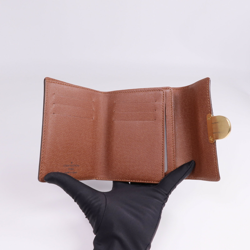 LOUIS VUITTON Monogram Joy Wallet金扣錢包-10