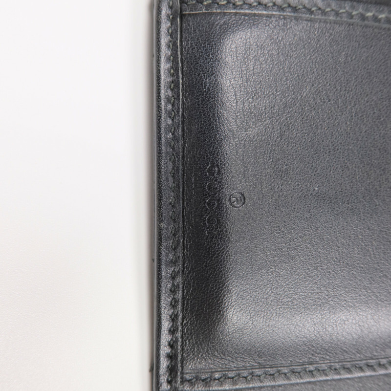 GUCCI 牛皮皮革Wallet金扣錢包-12