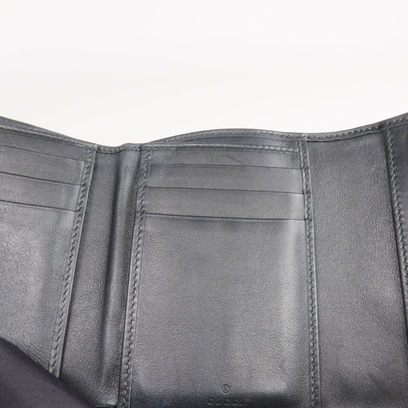 GUCCI 牛皮皮革Wallet金扣錢包-15