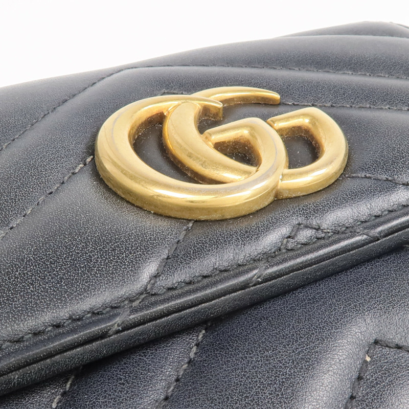 GUCCI 牛皮皮革Wallet金扣錢包-19