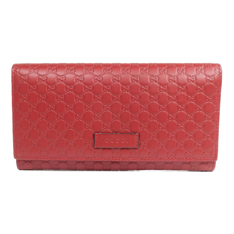 GUCCI 牛皮皮革Long Wallet金扣長錢包