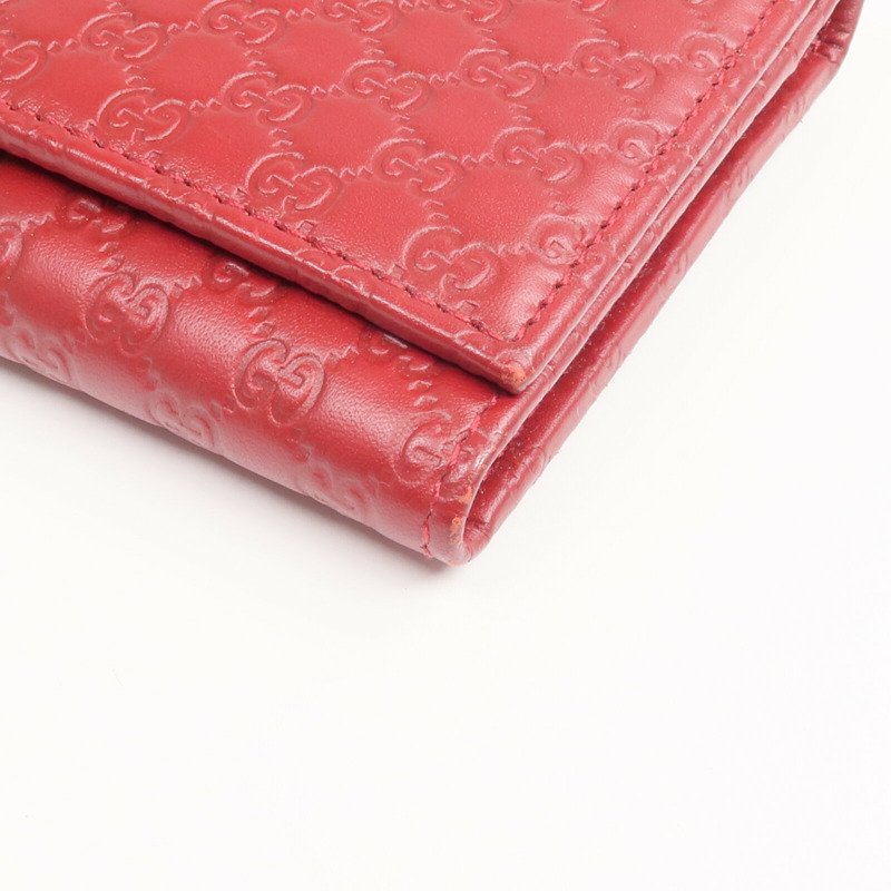 GUCCI 牛皮皮革Long Wallet金扣長錢包-6