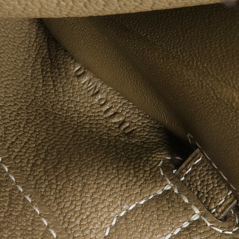 HERMES Chevre Mysore皮革Kelly To Go銀扣肩背袋Etoupe-13