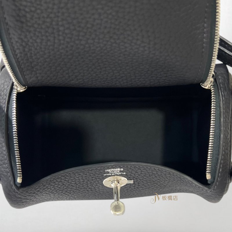 JY0325-Hermes 3Y水冰藍銀扣二代Mini Lindy-4