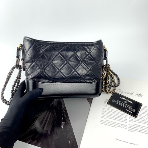 在台現貨 Chanel流浪包小號黑金 有防塵袋/保卡