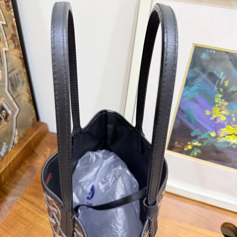 賠售超甜賣🖤黑色goyard Anjou 超夯款 雙面托特 超輕-16