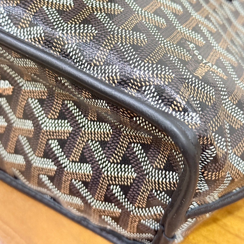 賠售超甜賣🖤黑色goyard Anjou 超夯款 雙面托特 超輕-30