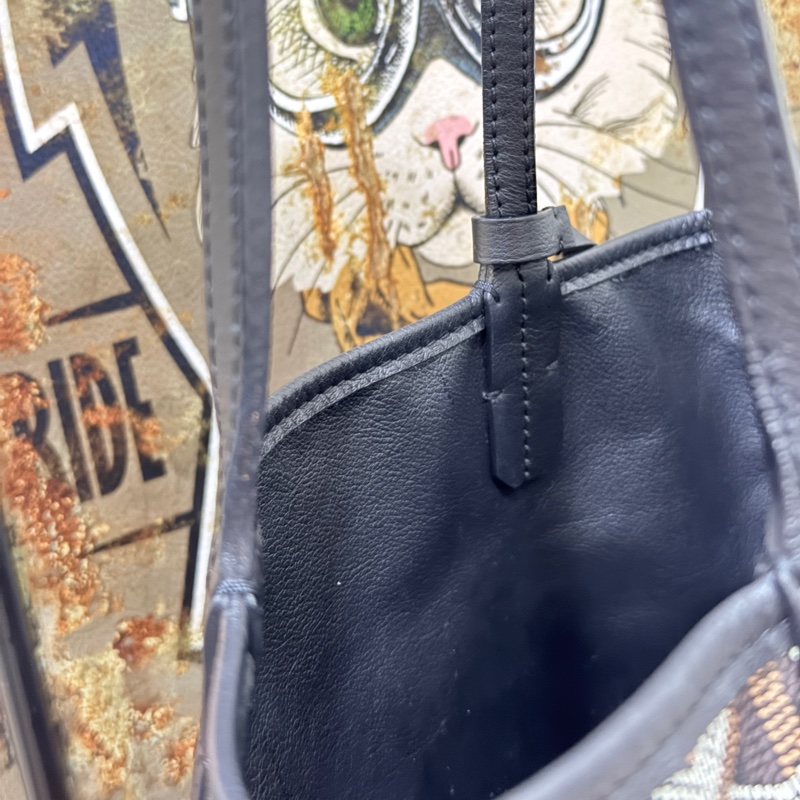 賠售超甜賣🖤黑色goyard Anjou 超夯款 雙面托特 超輕-44