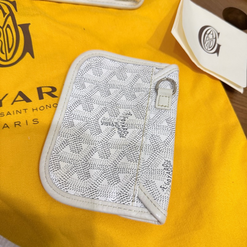 賠售超甜賣🤍白色goyard Anjou 超夯款 雙面托特 超輕-2