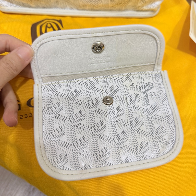 賠售超甜賣🤍白色goyard Anjou 超夯款 雙面托特 超輕-5