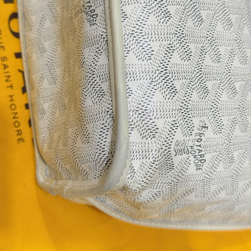 賠售超甜賣🤍白色goyard Anjou 超夯款 雙面托特 超輕-40