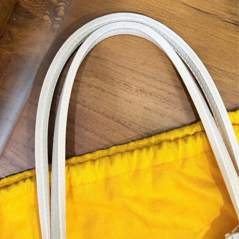 賠售超甜賣🤍白色goyard Anjou 超夯款 雙面托特 超輕-46