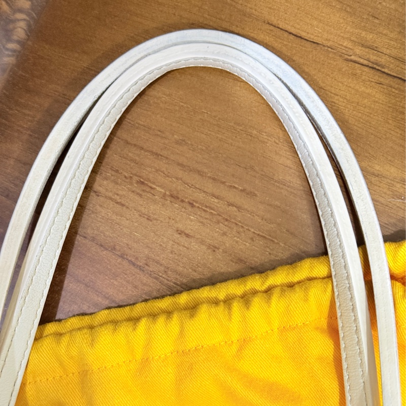 賠售超甜賣🤍白色goyard Anjou 超夯款 雙面托特 超輕-52