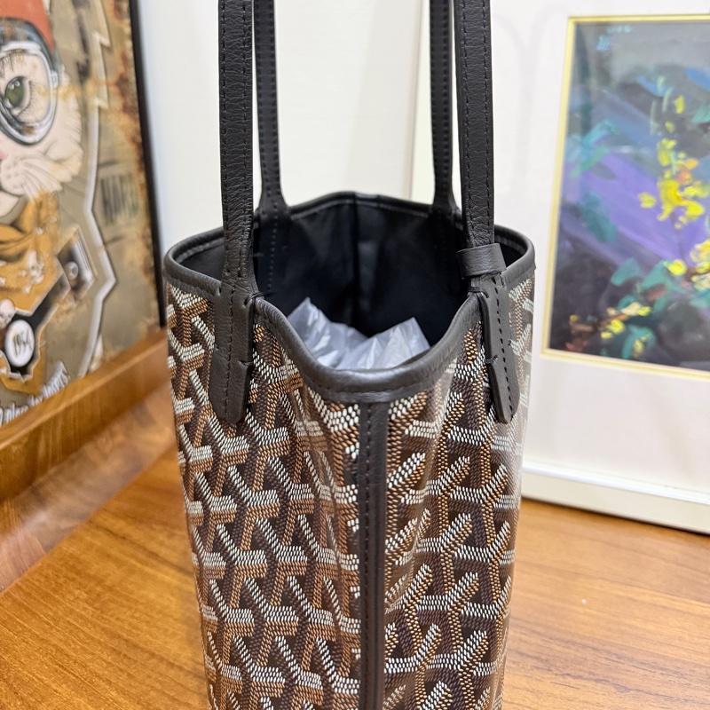 賠售超甜賣🖤黑色goyard Anjou 超夯款 雙面托特 超輕-43