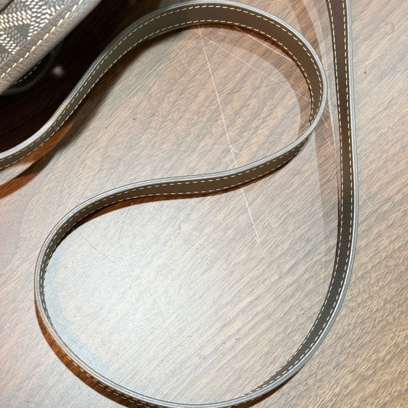 賠售超甜賣🩶灰色goyard 斜背水桶 超夯款 超輕 揹帶可調-25