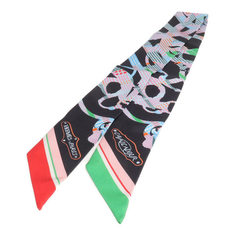 HERMES 絲質Twilly絲巾