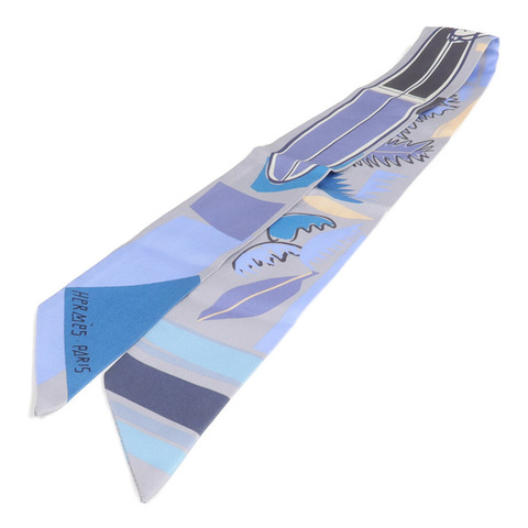 HERMES 絲質Twilly絲巾