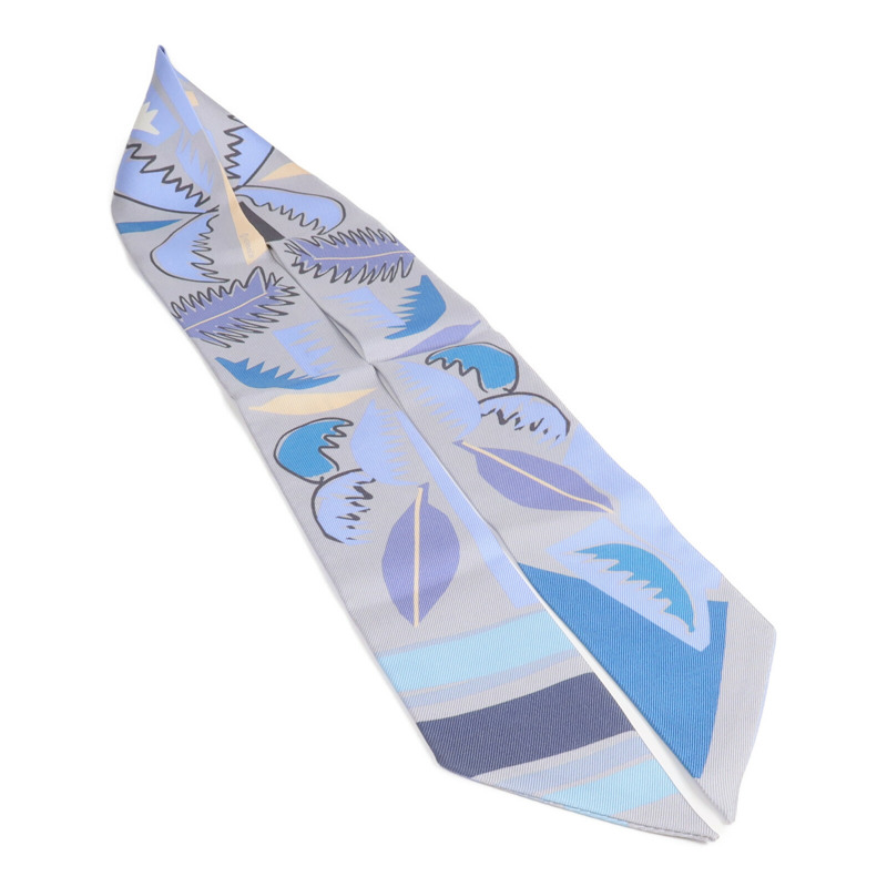 HERMES 絲質Twilly絲巾-3
