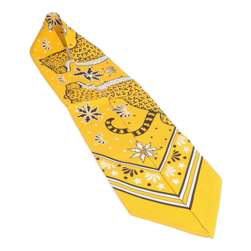HERMES 絲質Twilly絲巾-3