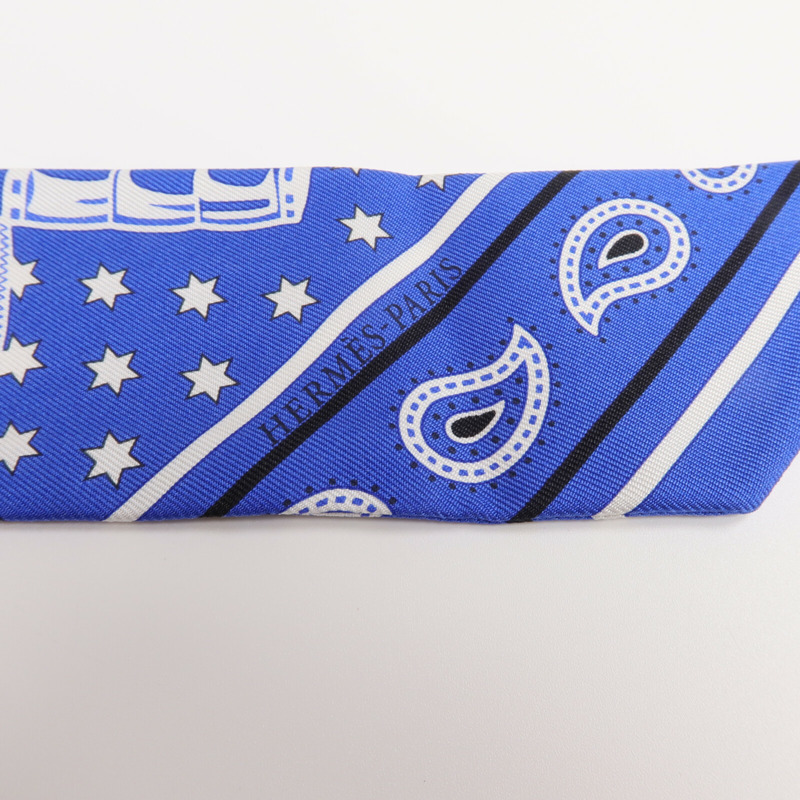 HERMES 絲質Twilly絲巾-4