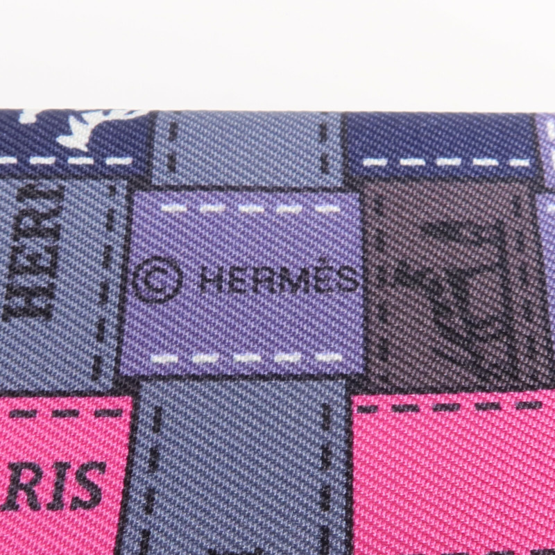 HERMES 絲質Twilly絲巾-5