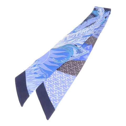 HERMES 絲質Twilly絲巾