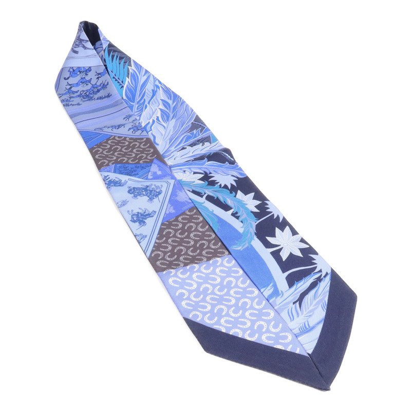 HERMES 絲質Twilly絲巾-3