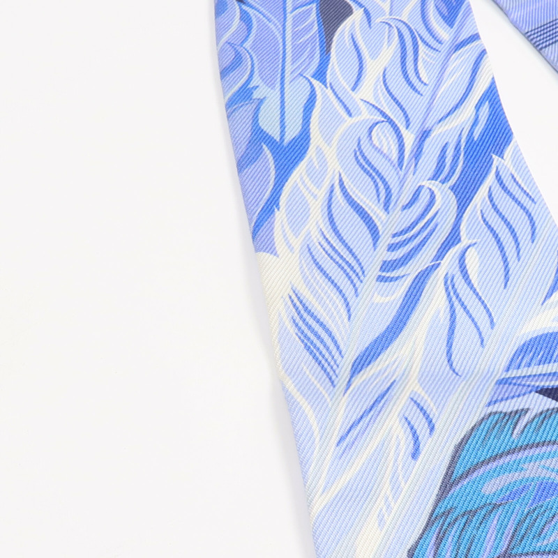 HERMES 絲質Twilly絲巾-6
