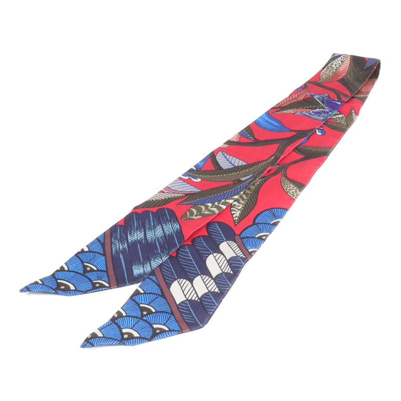 HERMES 絲質Twilly絲巾-1