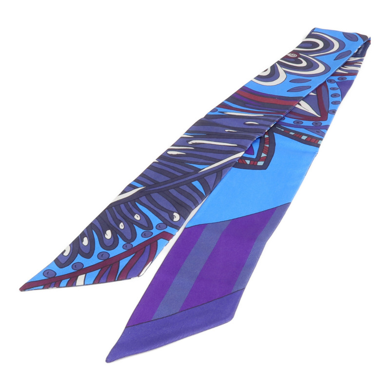 HERMES 絲質Twilly絲巾-1